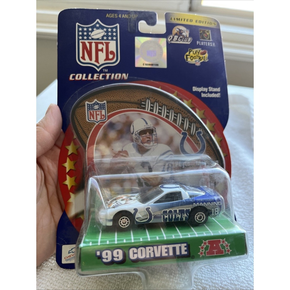 Starting Lineup NFL Collection '99 Corvette Peyton Manning Indianapolis Colts